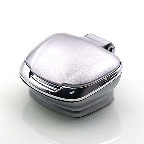 

Fashionable LED Blue Light Inside Car Ashtray with Detachable Base and Double-sided Tape
