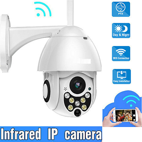 

2MP 1080P IP Camera Outdoor Wired & Wireless Security Surveillance Camera 3.6mm Lens Support 32 GB Two Way Audio IP66 Waterproof Onvif Protocol Motion Detection