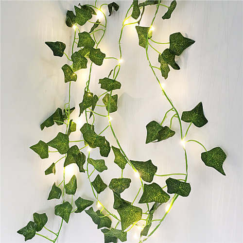 Artificial Plants LED String Light 2M Creeper Green Leaf Home Wedding Outdoor Ivy Vine Decoration Lamp DIY Hanging Garden Patio Yard (without Battery)
Artificial Plants LED String Light 2M Creeper Green Leaf Home Wedding Outdoor Ivy Vine Decoration Lamp DIY Hanging Garden Patio Yard (without Battery)