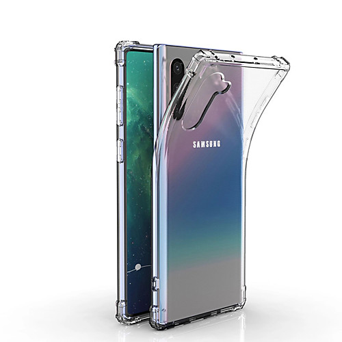 

Case For Samsung Galaxy Galaxy Note 10 / Galaxy Note 10 Plus Shockproof / Water Resistant / Transparent Back Cover Transparent TPU