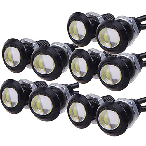 

10pcs Daytime Running Lights Source Backup Reversing Parking Signal Lamp Waterproof 23mm Led Eagle Eye DIY COB 12V