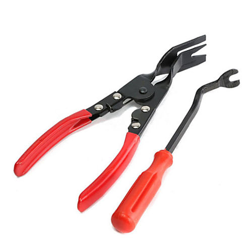 

2Pcs/Set Vehicle Pro Upholstery Trim Clip Pry Pliers Dash Tool Car Removal