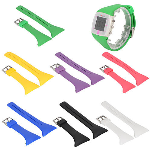 

Watch Band for POLAR FT7 / POLAR FT4 Polar Sport Band Silicone Wrist Strap