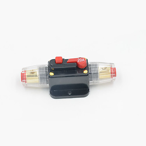 

In-line Circuit Breaker Stereo/Audio/Car/Boat/RV Resumable Fuse 12V/24V/32V Protection Current Voltage DC12 / 24 / 32V