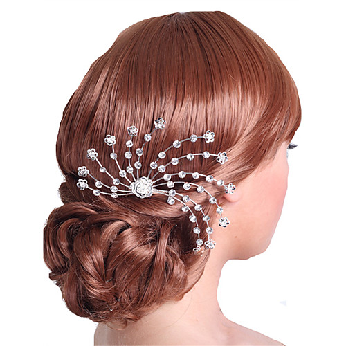 

Rhinestone / Alloy Hair Combs with Rhinestone 1 Piece Wedding Headpiece