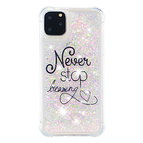 

Phone Case For Apple Back Cover iPhone 11 Pro Max SE 2020 X XR XS Max 8 7 6 Shockproof Dustproof Color Gradient Glitter Shine TPU