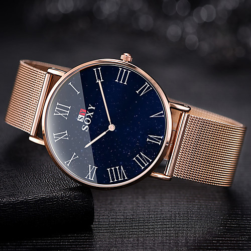 

Women's Quartz Watches Fashion Black Silver Rose Gold Stainless Steel Quartz Black Rose Gold Silver Casual Watch 1 pc Analog One Year Battery Life