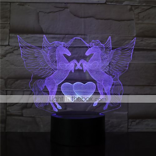 

3D Nightlight For Children Creative Birthday USB 1pc