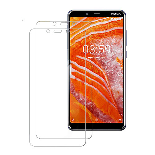 

Naxtop Screen Protector Nokia 9 PureView / 8 / 7.1 / 5.1 / 3.1 / 7 Plus High Definition (HD) Front Screen Protector 2 pcs Tempered Glass