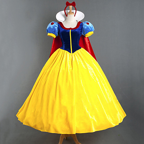 

Snow White Halloween Props Adults' Women's Halloween Halloween Festival / Holiday Knitting Yellow Women's Easy Carnival Costumes / Skirt / Gloves / Headwear / Skirt / Gloves