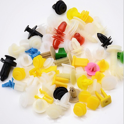 

500PCS Car Mixed Universal Door Trim Panel Clip Fasteners Auto Bumper Rivet Retainer Push Engine Cover Fender Fastener Clip