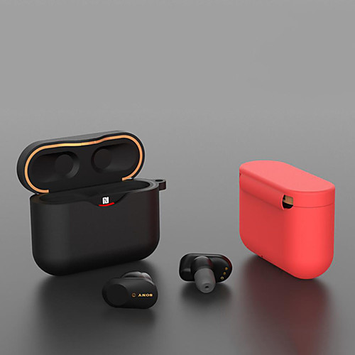 

Silicone Case Full Cover for Sony wf-1000xm3 Comprehensive Protective Clamshell Opening Anti-shock Flexible Earphone Cover Simple Soft Case