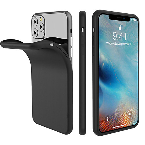 

Case For Apple iPhone 11 / iPhone 11 Pro / iPhone 11 Pro Max Frosted Back Cover Solid Colored TPU