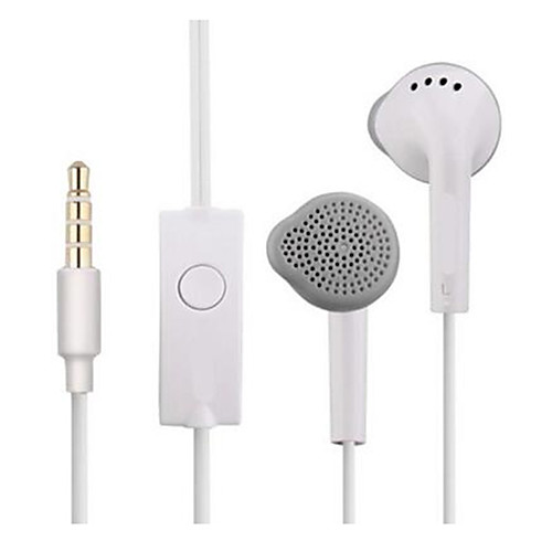 

S5830 Earplug Wire-controlled Flat Ear 3.55mm Phone MIC Earphone Sports Headsets For Samsung Galaxy C550 S4 S5 S6