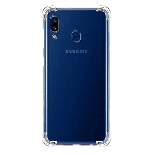 

Case For Samsung Galaxy A7(2018) / Galaxy A30(2019) / Galaxy A50(2019) Shockproof / Transparent Back Cover Solid Colored TPU For Samsung Galaxy A20E/A40/A90/A80/A70