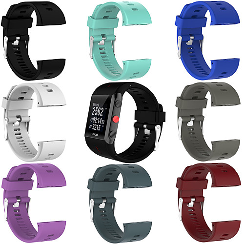 

Soft Silicone Rubber Watch Band Wrist Strap For Polar V800 Fitness Watch