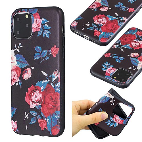 

Case For Apple iPhone 11 / iPhone 11 Pro / iPhone 11 Pro Max Ultra-thin / Pattern Back Cover Flower TPU