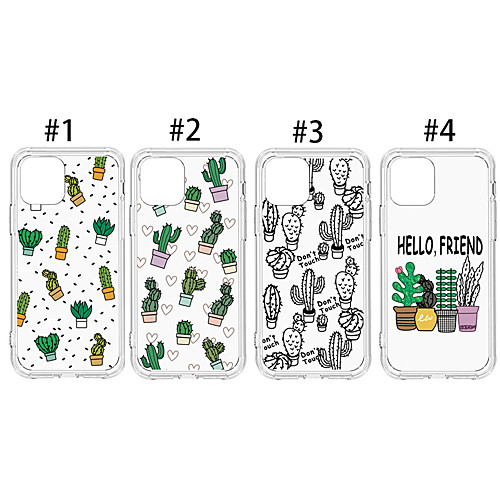 

Case For Apple iPhone 11 / iPhone 11 Pro / iPhone 11 Pro Max Dustproof / Pattern Back Cover Word / Phrase / Transparent TPU