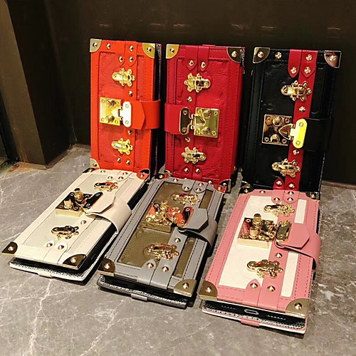 

Case For Apple iPhone XS / iPhone XR / iPhone XS Max/7 8 plus/6splus/6s/6 Shockproof / Embossed Back Cover Armor Genuine Leather