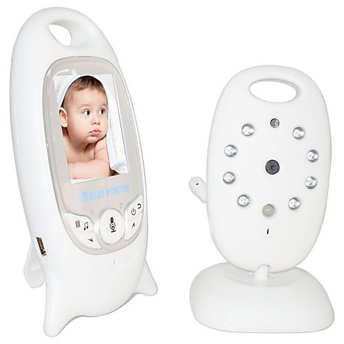 

1 MP Baby Monitor CMOS / Waterproof Camera Night Vision Range 5 m Baby Pixel Zoom HD Video with 2 Display and Remote Steering Camera Baby Video Monitor with SleepZone Boundary Alerts