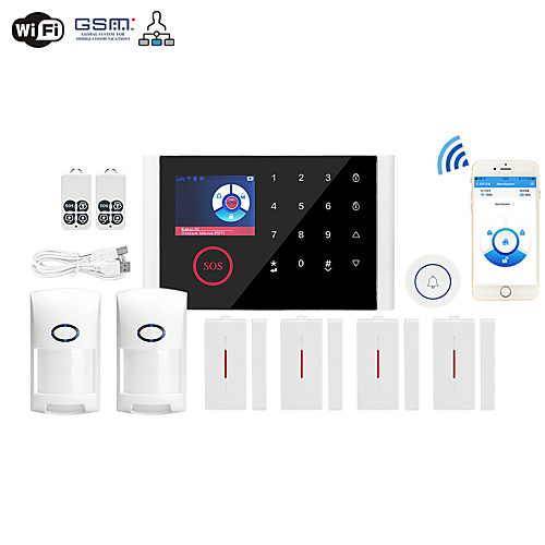 

WIFIGSM Multi-network Language Wireless Gsm Burglar Alarm Wifi Home Alarm Host Wireless Doorbell Alarm System Others / Home Alarm Systems / Alarm Host GSM WIFI iOS / Android Platform GSM WIFI