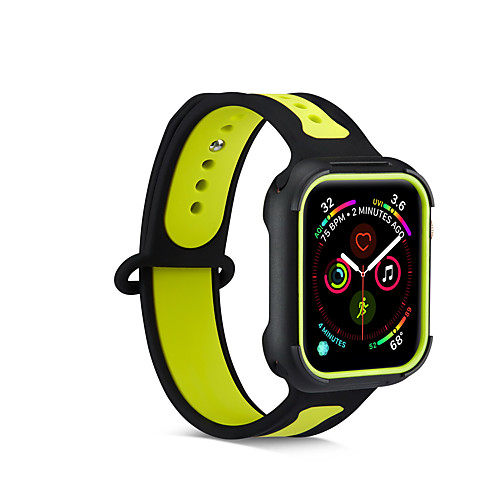 

Case with Band For iWatch Apple Watch Series SE / 6/5/4/3/2/1 44 mm 40 mm 38 mm 42mm TPU Compatibility Apple