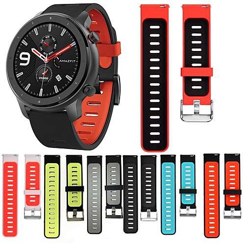 

Sport Silicone Watch Band Wrist Strap for Xiaomi Huami Amazfit GTR 47mm Bracelet Wristband Replaceable Accessories