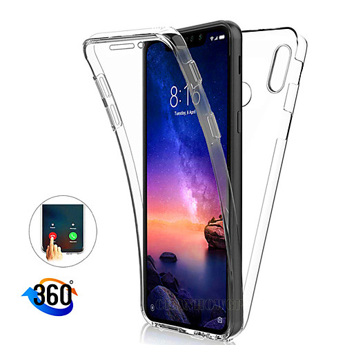 

360 Degree Full Body Case For Xiaomi Mi 9T Pro Mi 9 SE Mi 8 Lite F1 A2 Mi 6X Case Transparent PC Silicone Thin Gel TPU Soft Cover For Redmi K20 Pro Note 7 Note 6 Pro Note 5 Pro 6A 6 Pro 5 Plus