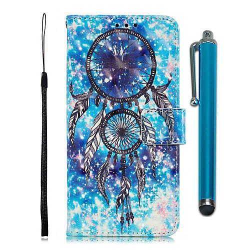 

Phone Case For Samsung Galaxy Full Body Case Leather A7 A10 A30 A50 A20 A40 A90 A70 Galaxy A20e Galaxy A60 Wallet Card Holder with Stand Feathers PU Leather