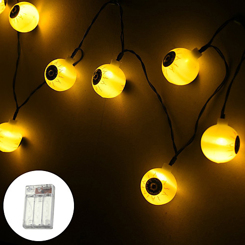 Halloween Eyeball String Light 3m 20 Led Battery Powered Hanging