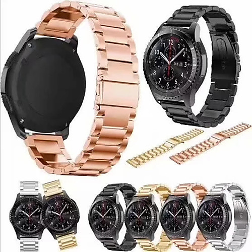 

Watch Band for Gear S3 Classic / Gear S2 / Huawei Watch Samsung Galaxy / Huawei / Apple 18mm 20mm 22mm 23mm 24mm Jewelry Design Stainless Steel Wrist Strap