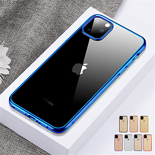 

Case For Apple iPhone 11 / iPhone 11 Pro / iPhone 11 Pro Max Shockproof / Translucent Back Cover Solid Colored TPU