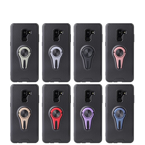 

Case For Samsung Galaxy A8 2018 / A8 / Galaxy A10(2019) 360° Rotation / with Stand Back Cover Solid Colored PC