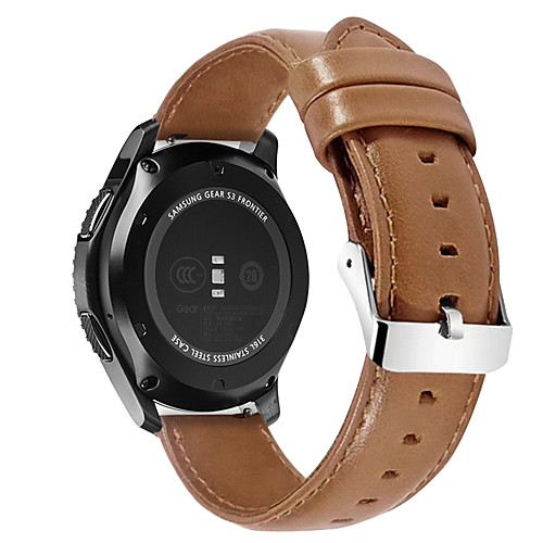 

Smartwatch Band for Garmin Forerunner 245M / Forerunner245 Leather Loop Genuine Leather Wrist Strap