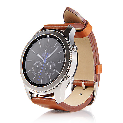 

Smart Watch Band for Samsung Galaxy 1 pcs Business Band Genuine Leather Replacement Wrist Strap for Gear S3 Classic 22mm