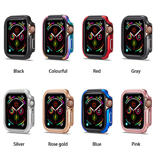 

TPU / Alloy Compatibility Frame Case For Apple Watch Series 5 For iWatch Case 40mm 44mm Protective Cover Case Bumper Bands Shell