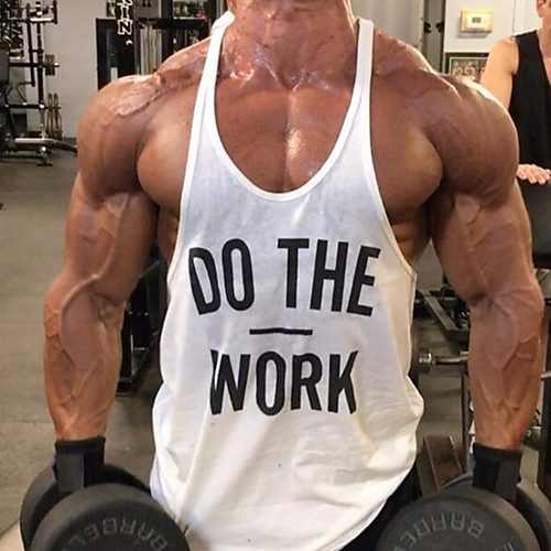 

Men's Sleeveless Workout Tank Top Running Tank Top Running Singlet Racerback Vest / Gilet Winter Quick Dry Breathable Soft Fitness Gym Workout Running Sportswear Wine Red White Black Blue Red Yellow