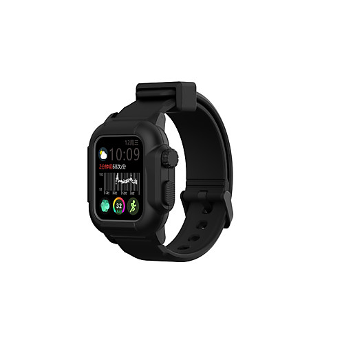 

Smart Watch Band for Apple iWatch 1 pcs Sport Band Silicone Replacement Wrist Strap for Apple Watch Series SE / 6/5/4/3/2/1 40mm 44mm