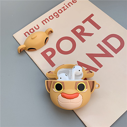 

Case For AirPods Cute / Dustproof / Cool Headphone Case Soft