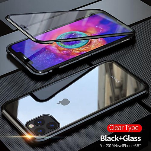 

Case For Apple iPhone 11 / iPhone 11 Pro / iPhone 11 Pro Max Dustproof / Mirror / Ultra-thin Full Body Cases Transparent Tempered Glass / Metal
