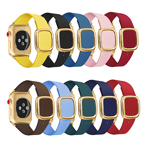 

Watch Band for Apple Watch Series 5/4/3/2/1 Apple Modern Buckle Genuine Leather Wrist Strap