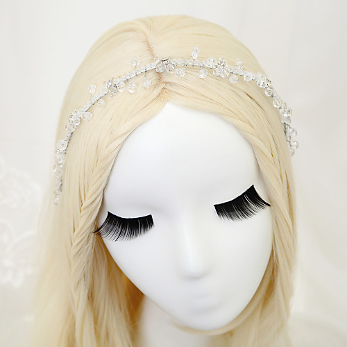 

Crystal / Alloy Headdress with Crystal 1 Piece Wedding Headpiece