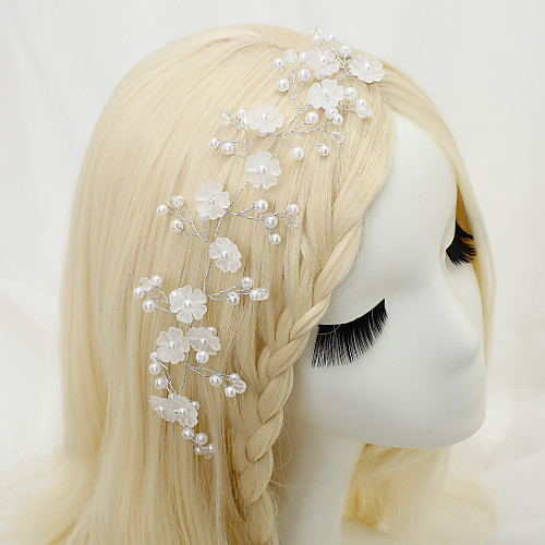 

Other Material / Crystal / Imitation Pearl Headdress with Crystal / Imitation Pearl 1 Piece Wedding Headpiece