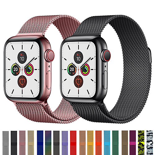 

Milanese Loop Watch Band Wrist Strap For Apple Watch Series 5/4/3/2/1 Replaceable Stainless Steel Bracelet Wristband
