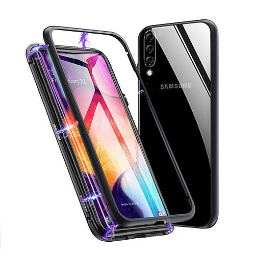 

Single-sided Magnetic Phone Case For Samsung Galaxy S9 / S9 Plus / S8 Plus Shockproof / Magnetic Back Cover Solid Colored Tempered Glass / Metal