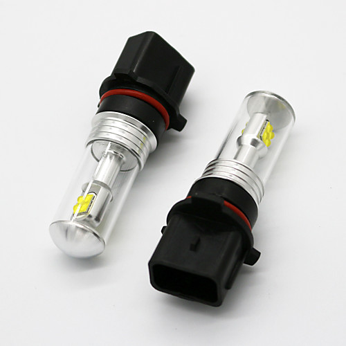 

2pcs/Lot 2525 Led Fog Light White Super Bright 1200Lm DC 12V 24V A18 p13w w16w Car Headlight