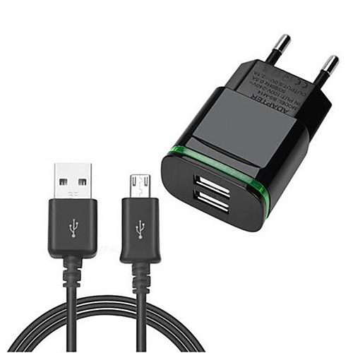 

EU USB Charger 2A Fast Charging 1M Micro USB Cable Charge for Xiaomi Redmi 4X note 5 plus 5 note 5a Leagoo M9 Blackview BV6000 Oukitel C8