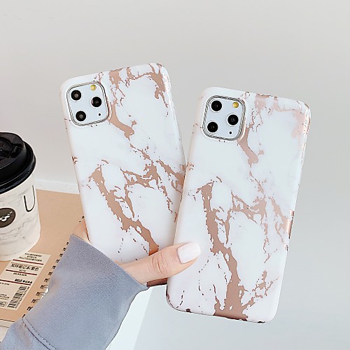 

Case For Apple iPhone 11 / iPhone 11 Pro / iPhone 11 Pro Max IMD / Pattern Back Cover Marble TPU