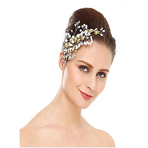 

Crystal / Imitation Pearl / Rhinestone Hair Combs with Rhinestone / Crystal / Imitation Pearl 1 Piece Wedding Headpiece