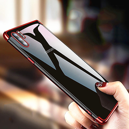 

Case For Samsung Galaxy Note 9 / Note 8 / Galaxy Note 10 Plating Back Cover Solid Colored TPU
